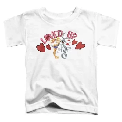 Toddler Boys'  Bugs And Lola Loved Up Valentine's Day T-Shirt white