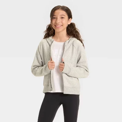 Флисовая толстовка с капюшоном на молнии Active Comfort для девочек - ™