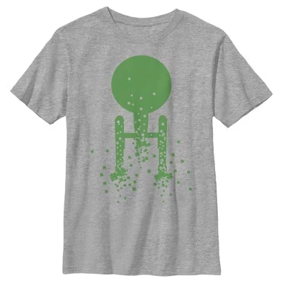 Мужская футболка с принтом St. Patrick's Enterprise Clover Fill athletic heather для мальчиков