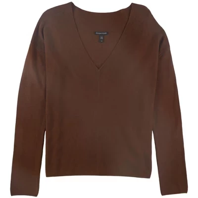 Женский свитер Eileen Fisher Tencel Pullover, коричневый