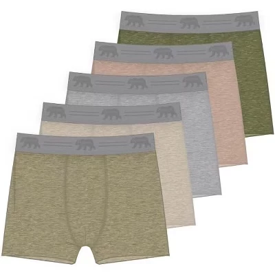 Мальчиковые трусы-боксеры Bearpaw набор 5 шт., зеленые