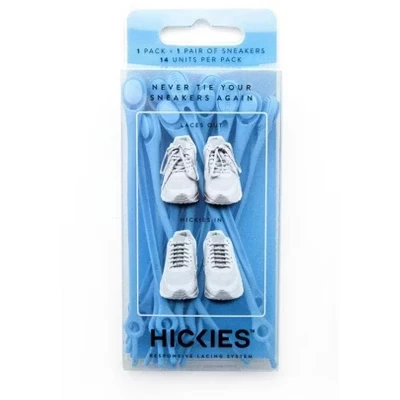 Унисекс эластичные шнурки Hickies 1.0 без завязки, циановые