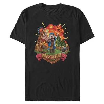 Мужская футболка The Wizard черного цвета
