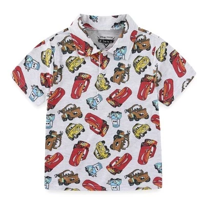 Поло для мальчиков Cars Disney, белое