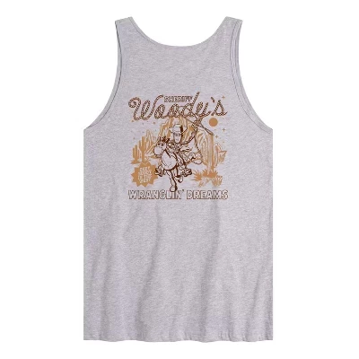Мужская майка с графическим рисунком Sheriff Woody Show athletic heather