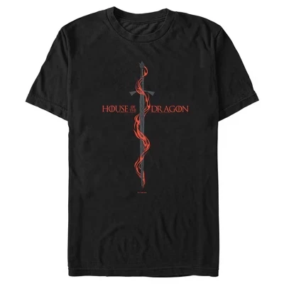 Мужская футболка Game of Thrones House of Dragon, черная
