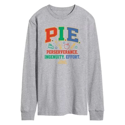 Мужская футболка с длинным рукавом и графическим рисунком athletic heather