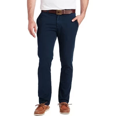 Мужские брюки Chino Breaker от Vineyard Vines нового темно-синего цвета приталенного кроя