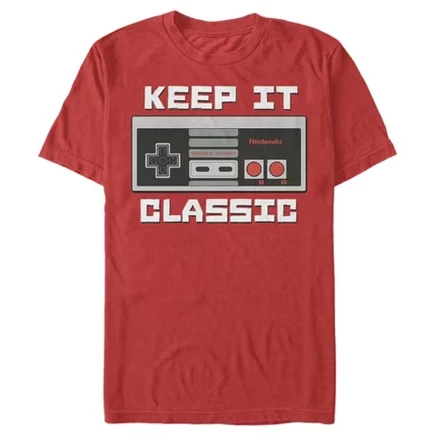 Мужская футболка NES Classic Controller красного цвета