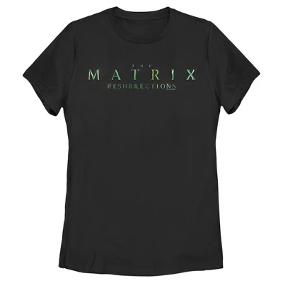 Женская футболка The Matrix Resurrections, черная