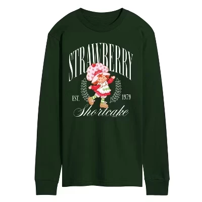 Мужской лонгслив Strawberry Shortcake Collegiate, зеленый