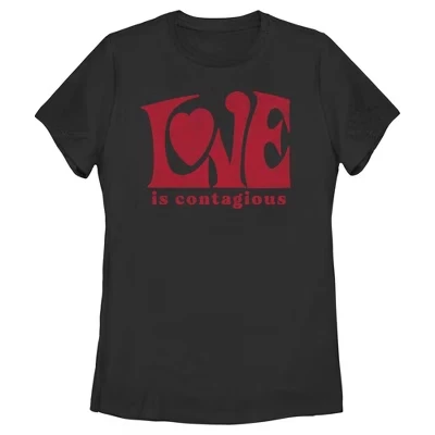 Женская футболка Lost Gods Love Is Contagious, черная