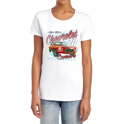 Женская футболка Chevrolet Camaro Racer, белая