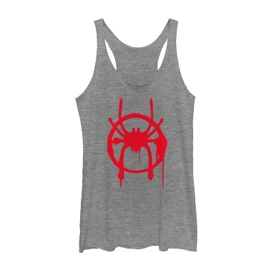 Женская футболка Racerback с изображением Человека-паука: в символе Spider-Verse