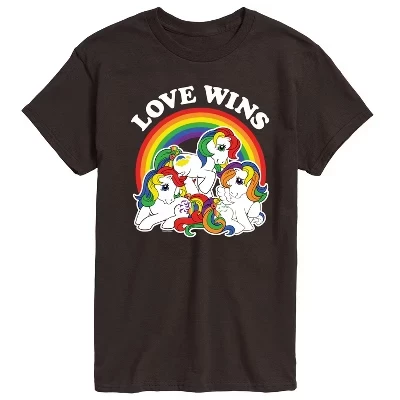 Мужская футболка с коротким рукавом Love Wins- LGBT Pride с графическим принтом 