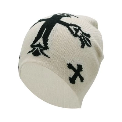 Cycling Hat Warm Comfortable and Breathable Hard Hat Liner Black Cross Acrylic 7.87