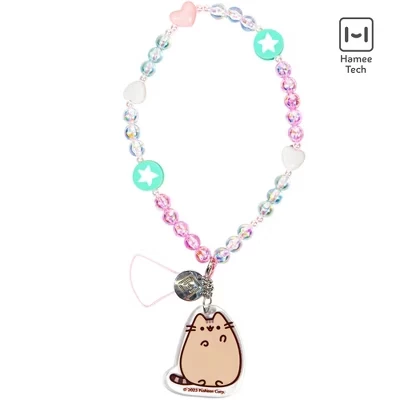 Ремешок-браслет для телефона Hamee Pusheen с бусинами и подвеской, Pusheen