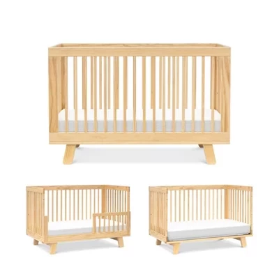 Кроватка Babyletto Hudson 3-в-1 с комплектом, натуральная