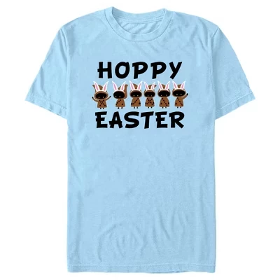 Мужская футболка Hoppy Easter от Jawas светло-голубого цвета