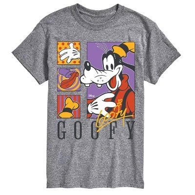 Мужская футболка с коротким рукавом и графическим рисунком Goofy Boxes athletic heather