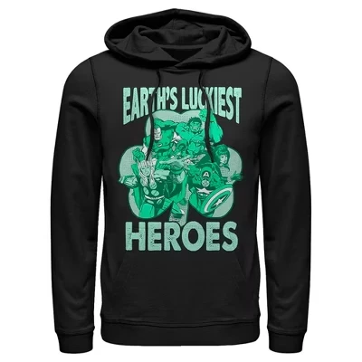 Мужское худи Marvel Earth's Luckiest Heroes, черное