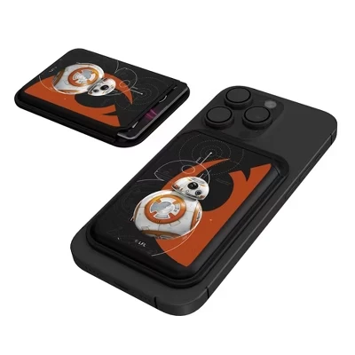 Черный магнитный кошелек для кредитных карт Star Wars Droids Faction Tech bb-8