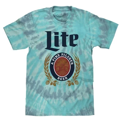 Футболка Miller Lite Beer Tie Dye с принтом коралловый риф