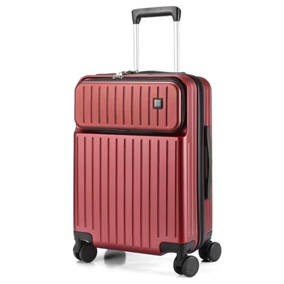 Чемодан SUGIFT 20″ с отделением для ноутбука, красный