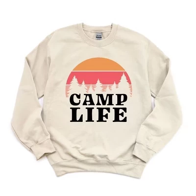 Женский свитшот Simply Sage Market Camp Life, пыльный