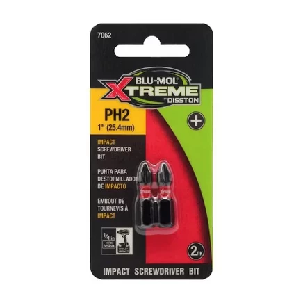 Набор ударных бит Blu-Mol Xtreme Phillips №2, 2 шт.