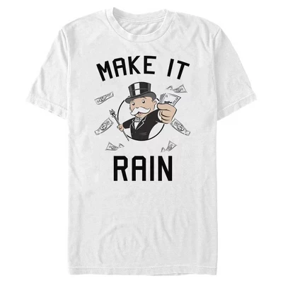 Мужская футболка Pennybags Make It Rain белого цвета