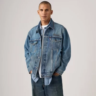 Мужская куртка дальнобойщика свободного покроя Levi's® - Mid Day Rodeo