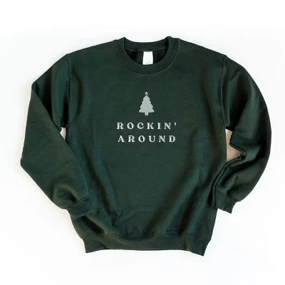 Женский свитшот Simply Sage Market Rockin' Tree, лесной