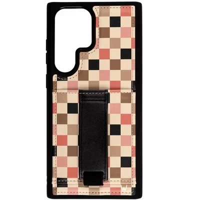 Чехол Walli Samsung S23+, кошелёк, ремешок, шах и мат
