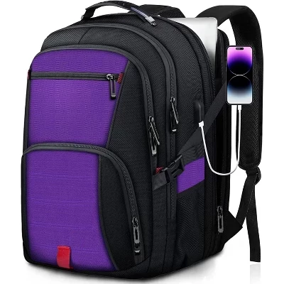 Унисекс рюкзак Summit Adventure 50 л, USB, фиолетовый