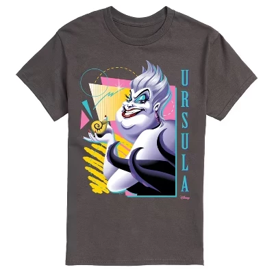 Мужская футболка Disney Ursula 80s, графитовая