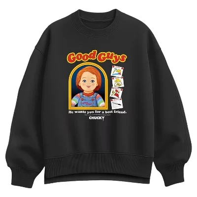 Женская толстовка Good Guys Package Oversize из флиса черного цвета