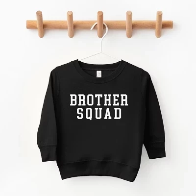 Мальчиковая толстовка juniper shop brother squad, черная
