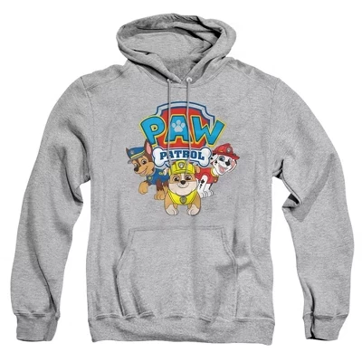 Мужское худи Paw Patrol Badge Pups, меланжевое