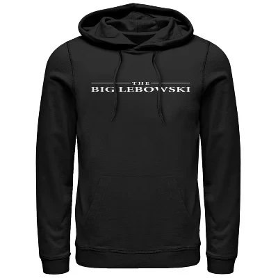 Мужское худи The Big Lebowski Classic Logo, черное