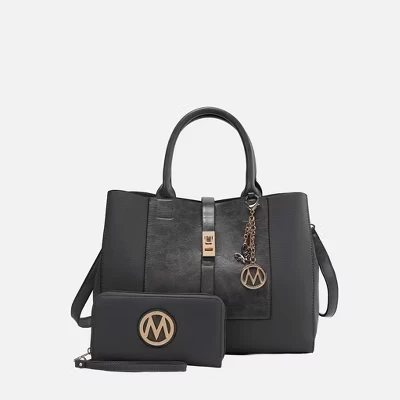 Женская сумка MKF Collection Yola с кошельком, серый