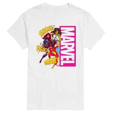 Men's -  - Super Hero Women Sound Effects Short Sleeve Graphic T-Shirt white