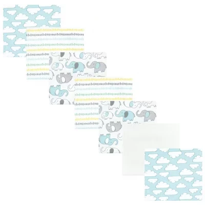 Пеленки Luvable Friends Hudson Baby, 7 шт., слоники