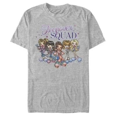 Мужская футболка Bratz «Вечеринка с ночевкой», меланж