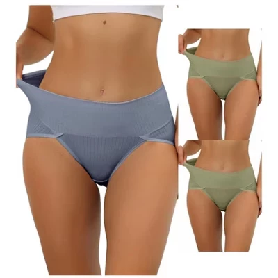 Женские трусы Allegra K, 3 шт., синие
