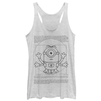 Женская майка-беговел Minion da Vinci Man Racerback