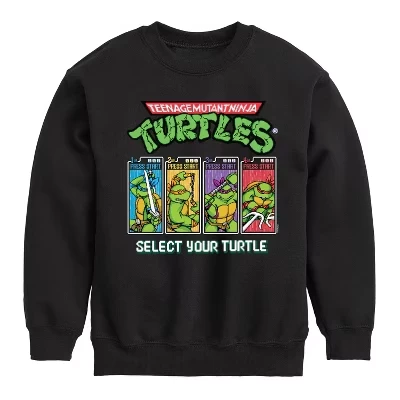 Мальчиковый флисовый свитшот TMNT, черный
