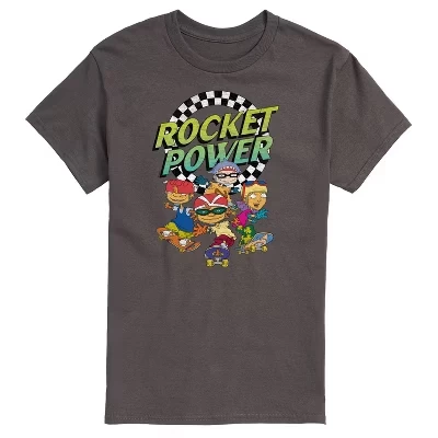 Мужская футболка в стиле ретро с логотипом Rocket Power и принтом Otto Regina Sam Maurice с коротким рукавом.