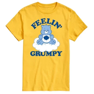 Мужская футболка Care Bears Feelin Grumpy, желтая