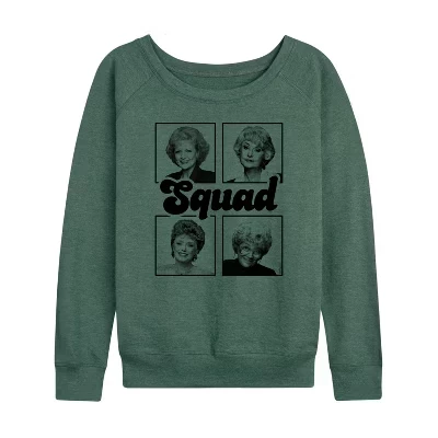 Женский лонгслив The Golden Girls, зелёный меланж